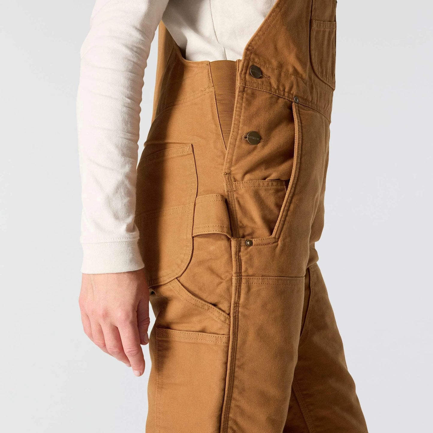 Women's Washed Duck Insulated Bib Overall