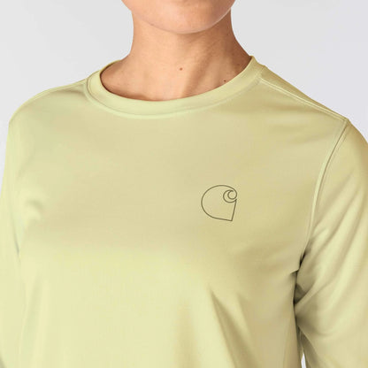 Women's Force Sun Defender™ Relaxed LS Logo T-Shirt