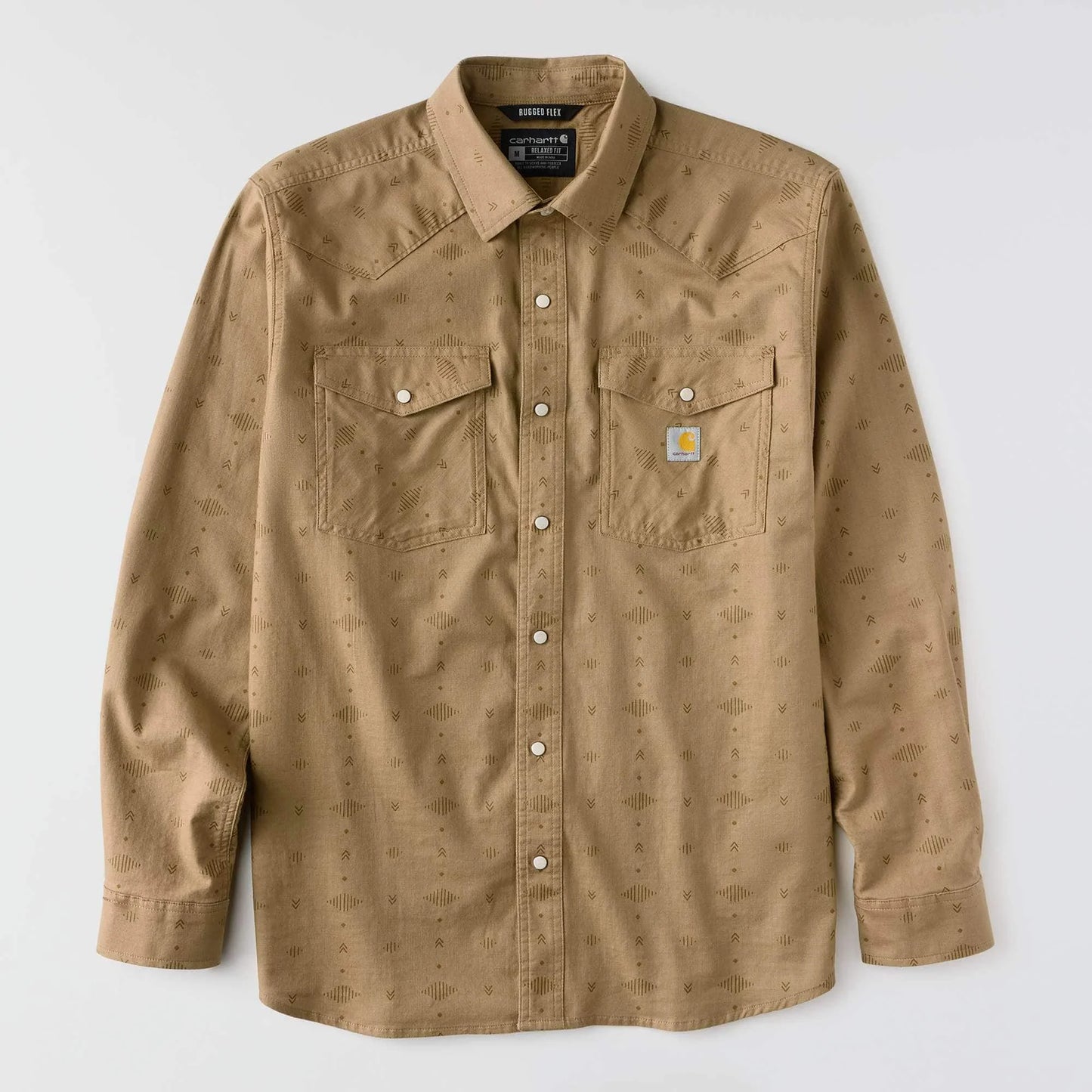 Montana Rugged Flex™ Relaxed Fit Lightweight Long-Sleeve Snap-Front Plaid Shirt