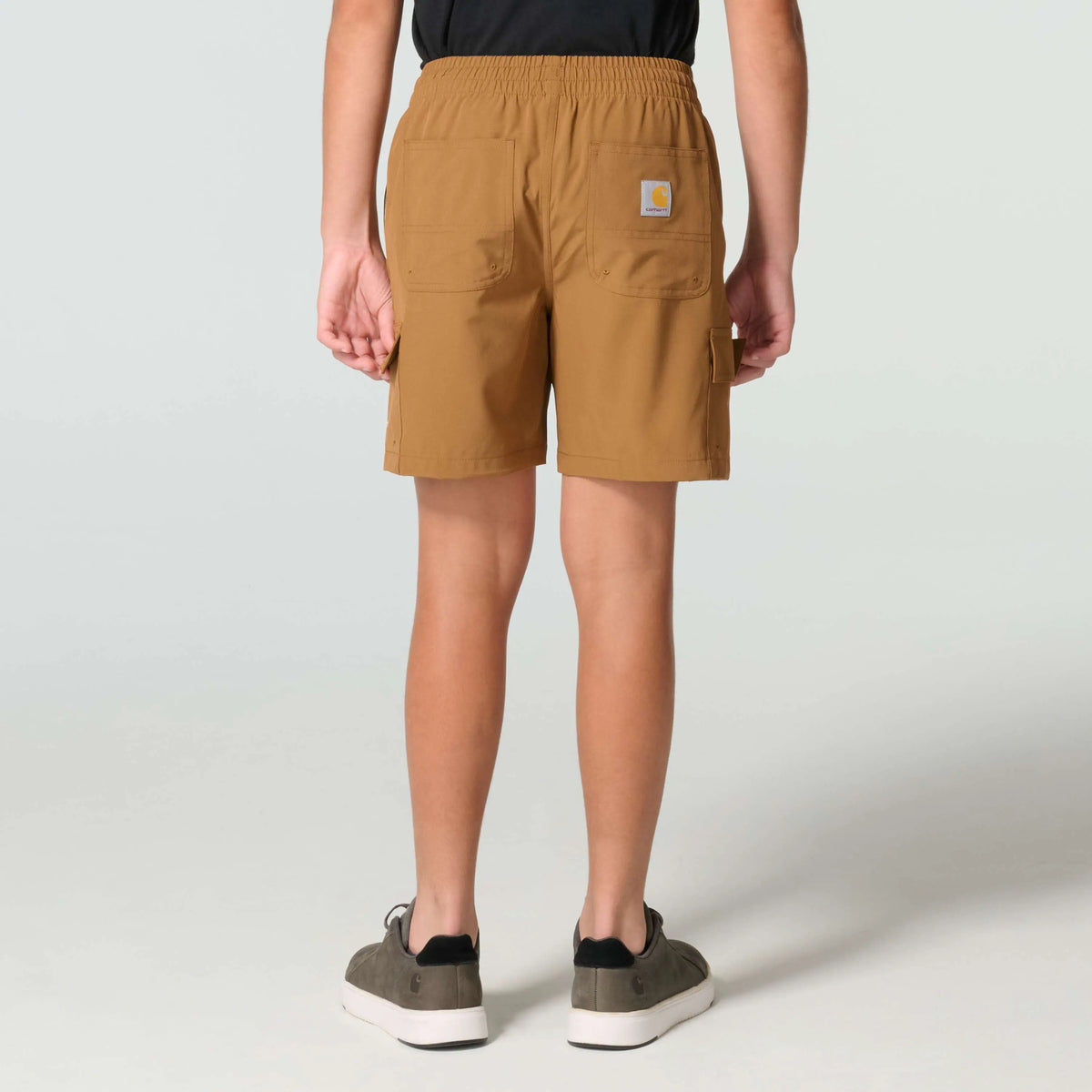 Boys' Elastic Waistband Rugged Flex™ Ripstop Cargo Work Short (Youth)