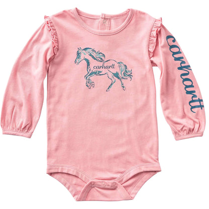 Girls' Long Sleeve Mare Bodysuit (Baby)