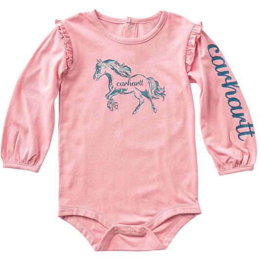 Girls' Long Sleeve Mare Bodysuit (Baby)