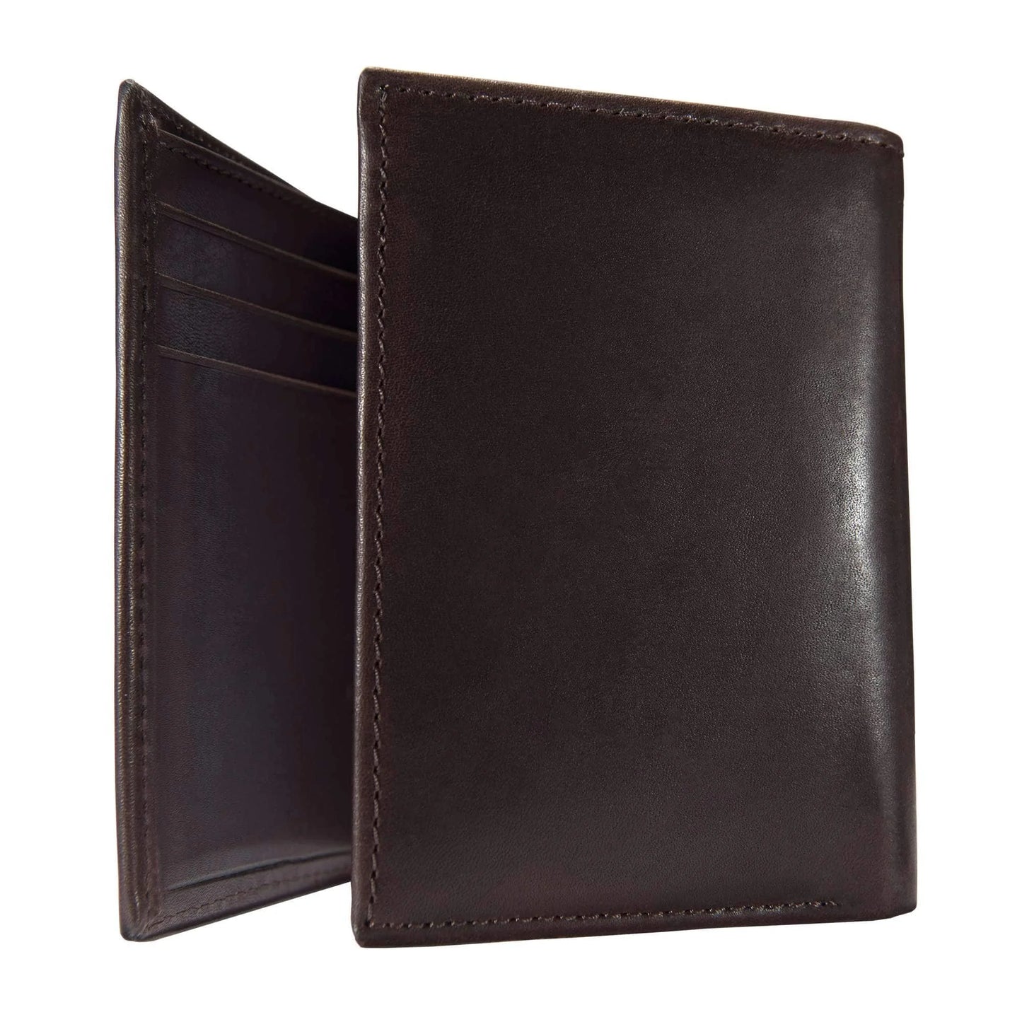 Oil Tan Leather Trifold Wallet