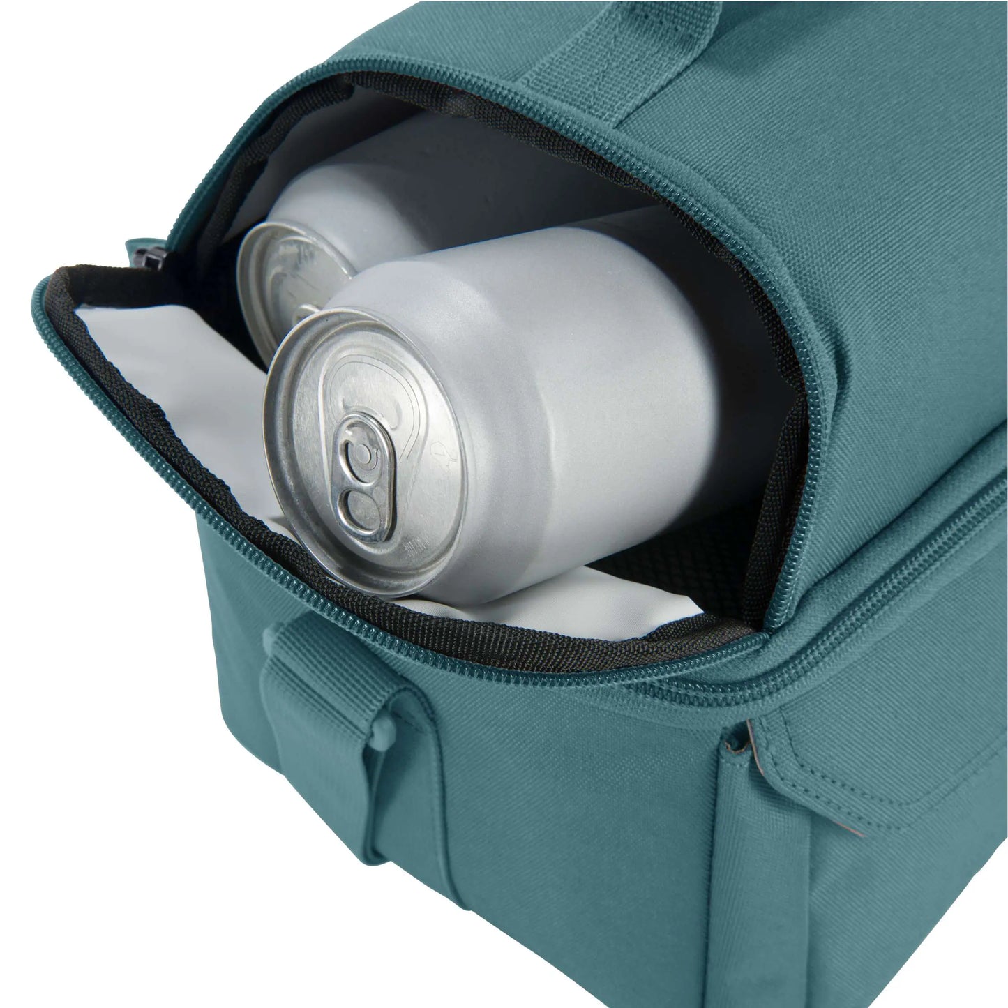 Insulated 12 Can Two Compartment Lunch Cooler