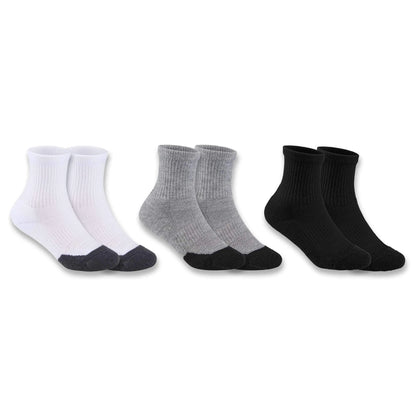 Kids' Force Midweight Logo Crew Sock 3-Pack