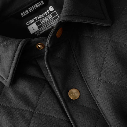Rain Defender® Loose Fit Heavyweight Quilted Snap Front Shirt Jac