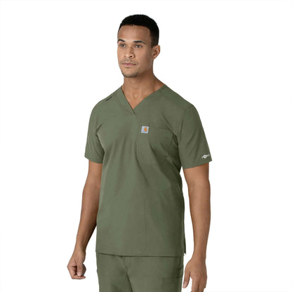Force Essentials V-Neck Shirttail Scrub Top