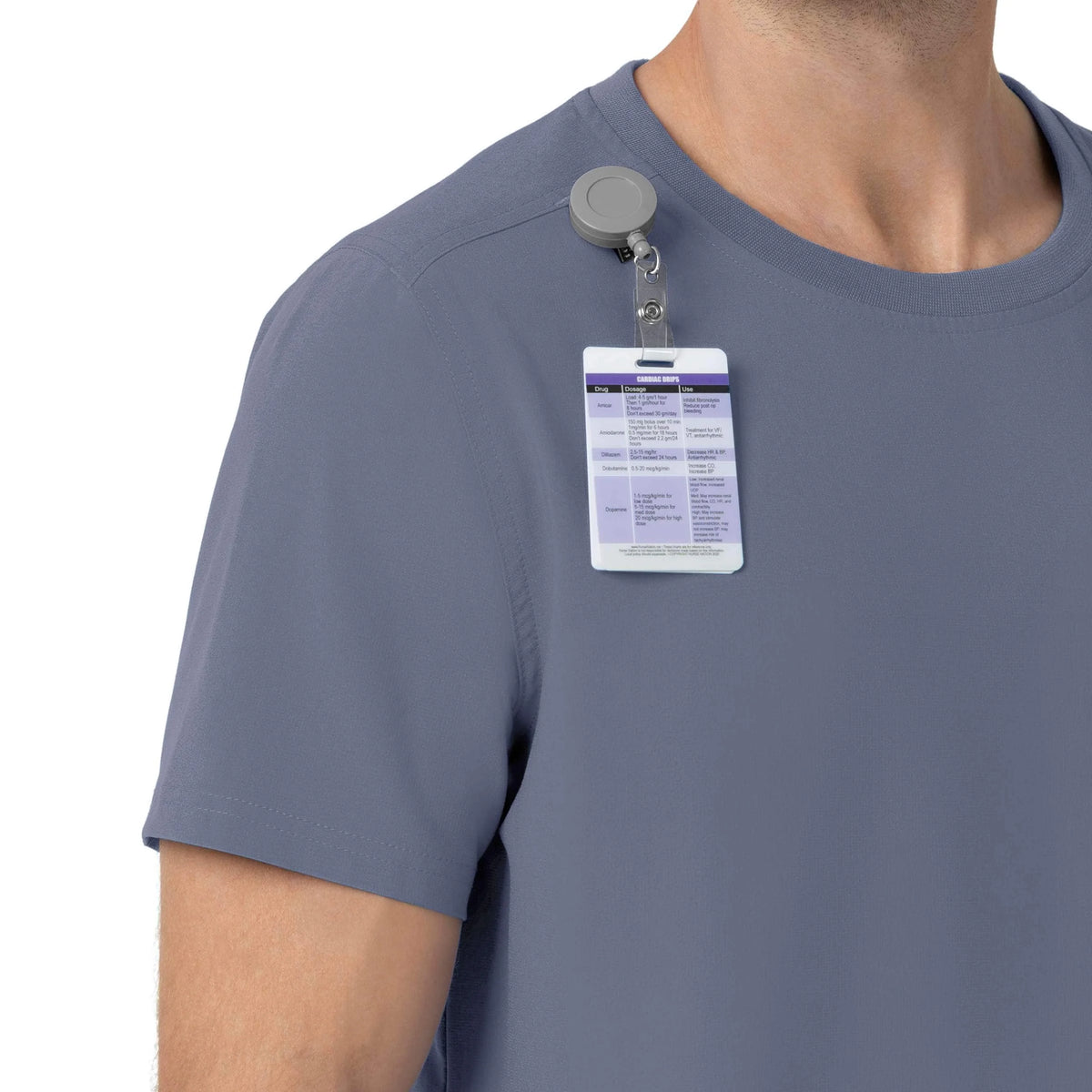 Force Cross-Flex Crew Neck Scrub Top