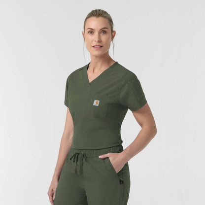 Women's Rugged Flex FLD Tuck-in Scrub Top