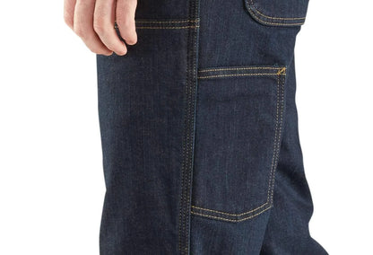 Relaxed Straight Rugged Flex™ Double-Front Denim Dungaree