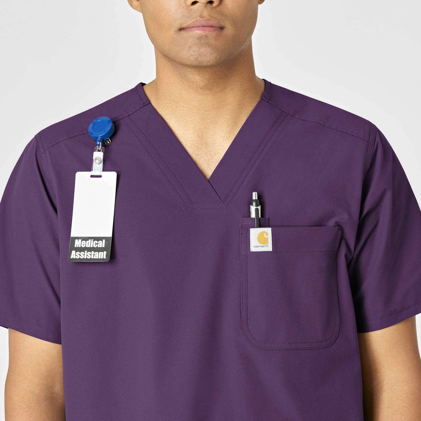 Force Essentials V-Neck Shirttail Scrub Top